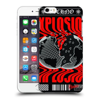Picasee silikonowe czarne etui na Apple iPhone 6 Plus/6S Plus - EXPLOSION