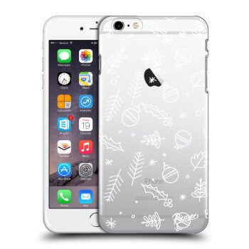 Picasee silikonowe przeźroczyste etui na Apple iPhone 6 Plus/6S Plus - Mistletoe