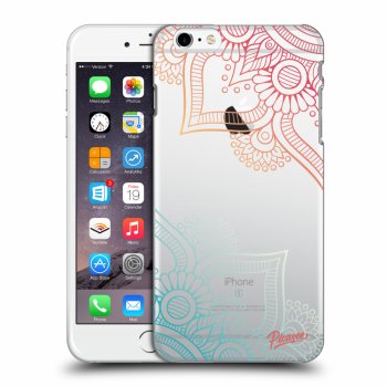 Picasee silikonowe przeźroczyste etui na Apple iPhone 6 Plus/6S Plus - Flowers pattern