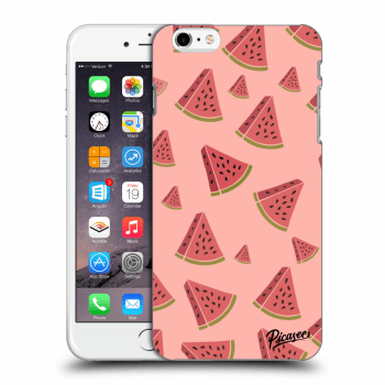 Picasee silikonowe czarne etui na Apple iPhone 6 Plus/6S Plus - Watermelon