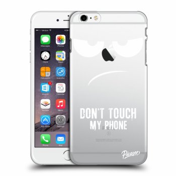 Picasee silikonowe przeźroczyste etui na Apple iPhone 6 Plus/6S Plus - Don't Touch My Phone