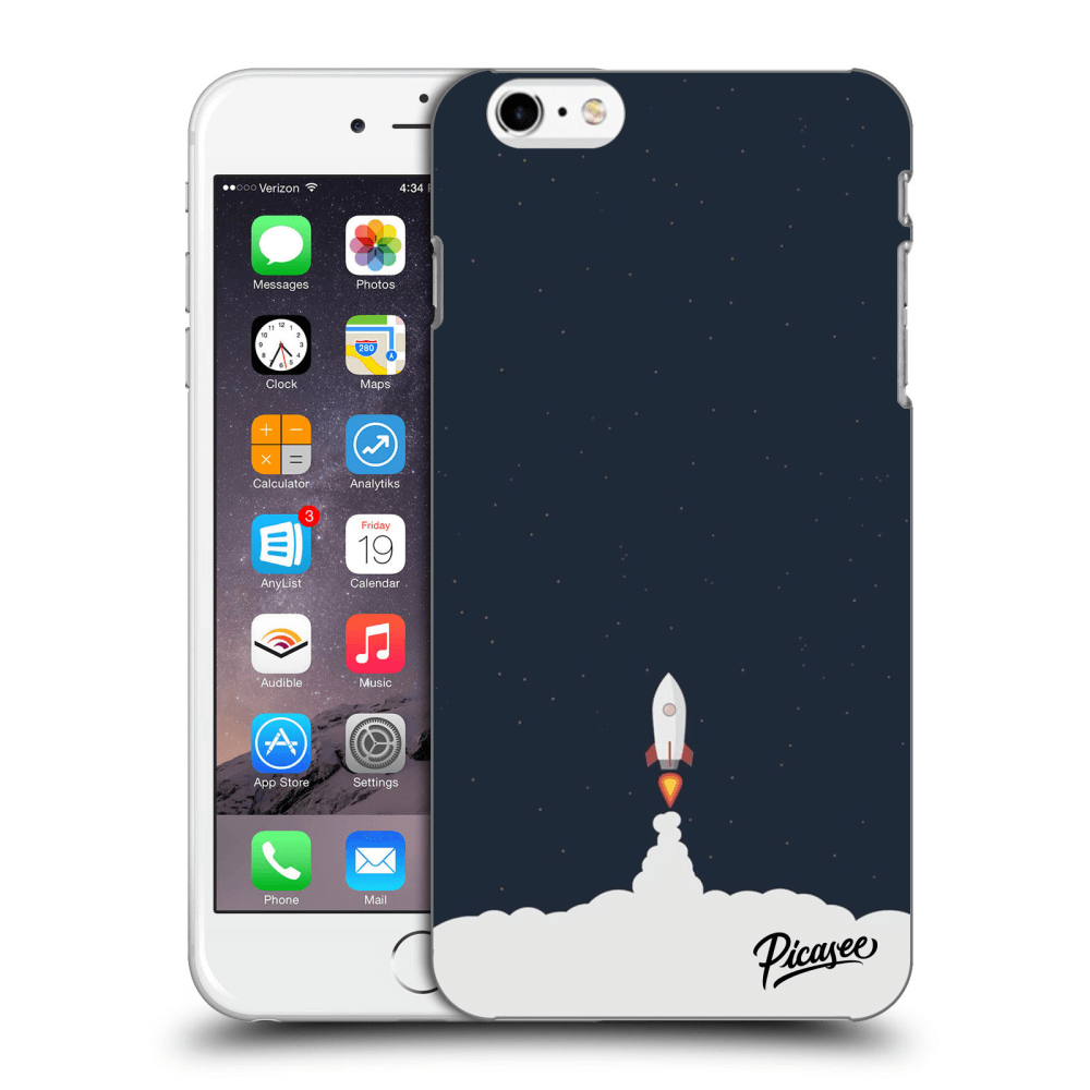 Picasee silikonowe przeźroczyste etui na Apple iPhone 6 Plus/6S Plus - Astronaut 2