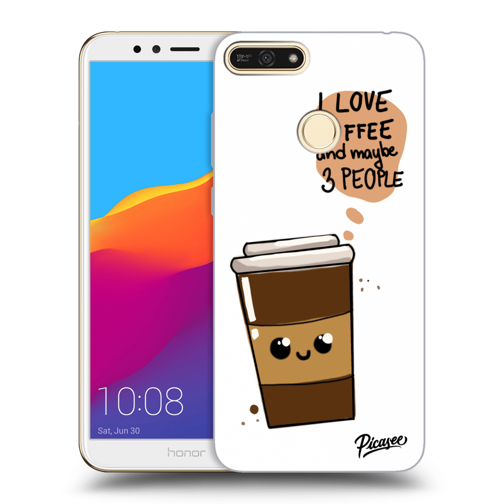 Picasee ULTIMATE CASE pro Honor 7A - Cute coffee