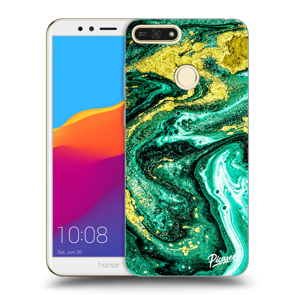 Picasee ULTIMATE CASE pro Honor 7A - Green Gold