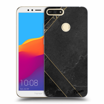 Etui na Honor 7A - Black tile