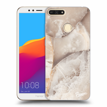 Etui na Honor 7A - Cream marble