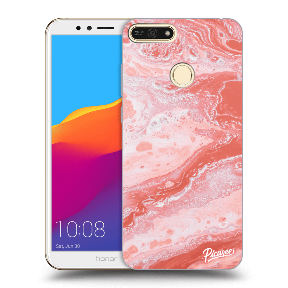 Picasee ULTIMATE CASE pro Honor 7A - Red liquid