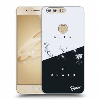 Picasee silikonowe przeźroczyste etui na Honor 8 - Life - Death