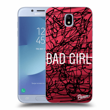 Picasee silikonowe przeźroczyste etui na Samsung Galaxy J7 2017 J730F - Bad girl