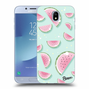 Picasee silikonowe przeźroczyste etui na Samsung Galaxy J7 2017 J730F - Watermelon 2