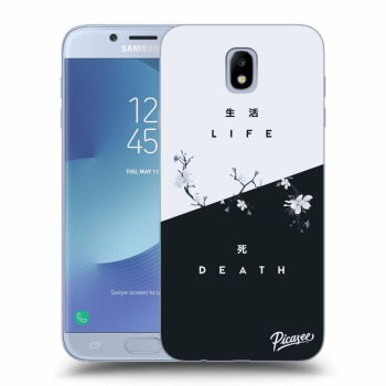 Picasee silikonowe przeźroczyste etui na Samsung Galaxy J7 2017 J730F - Life - Death