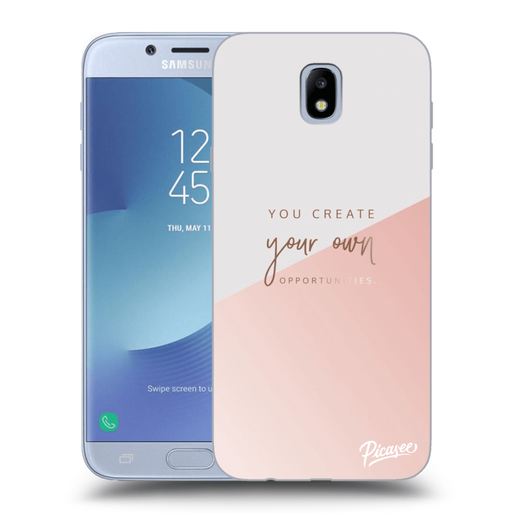 Picasee silikonowe przeźroczyste etui na Samsung Galaxy J7 2017 J730F - You create your own opportunities