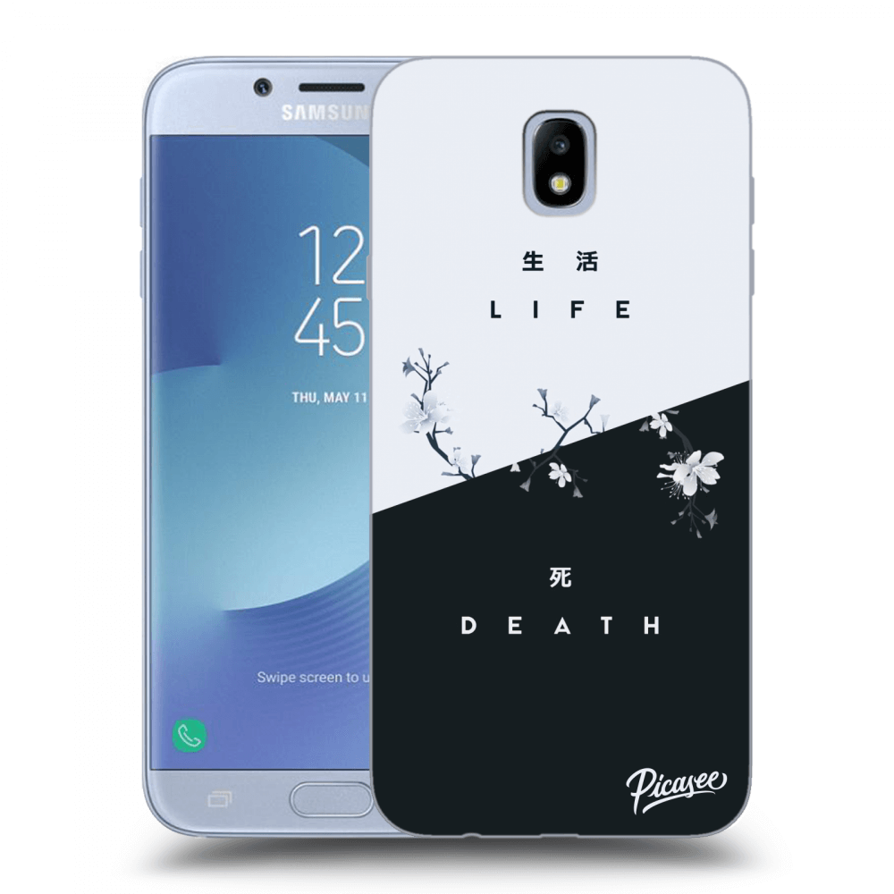 Picasee silikonowe przeźroczyste etui na Samsung Galaxy J7 2017 J730F - Life - Death