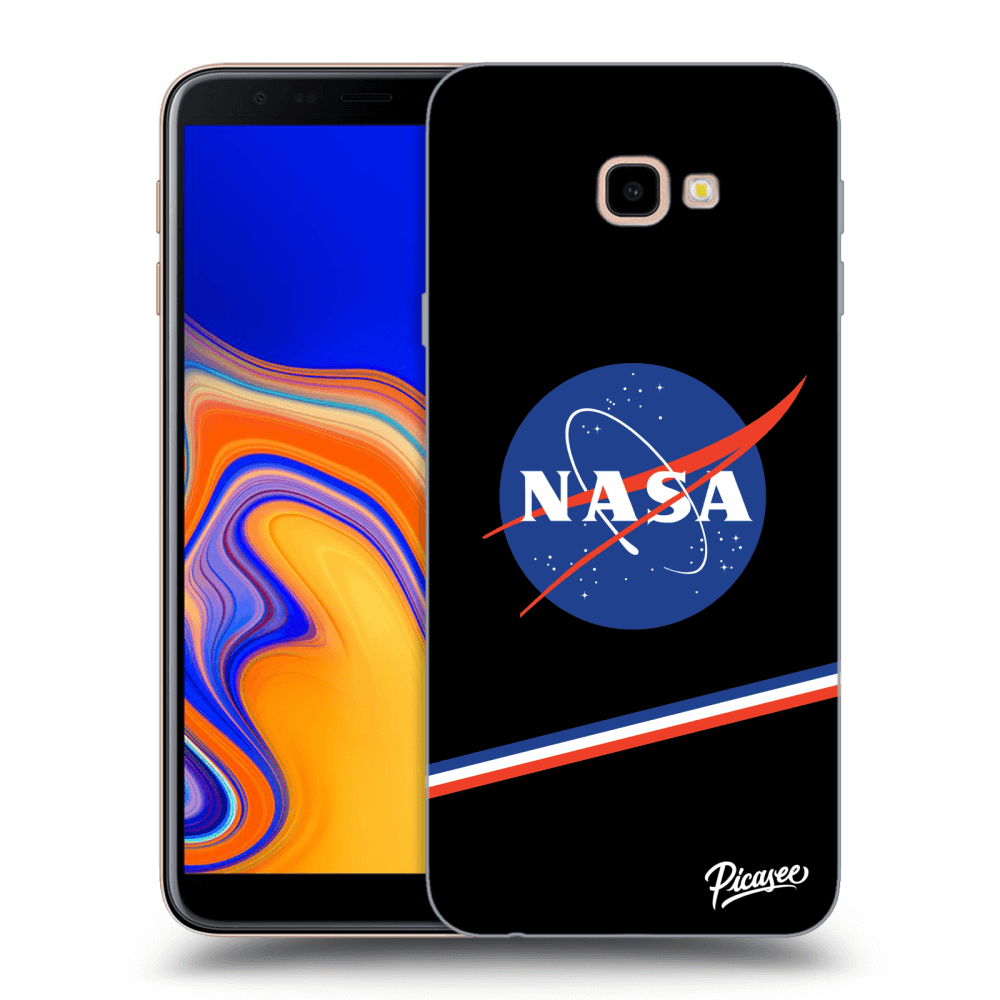 Picasee silikonowe przeźroczyste etui na Samsung Galaxy J4+ J415F - NASA Original