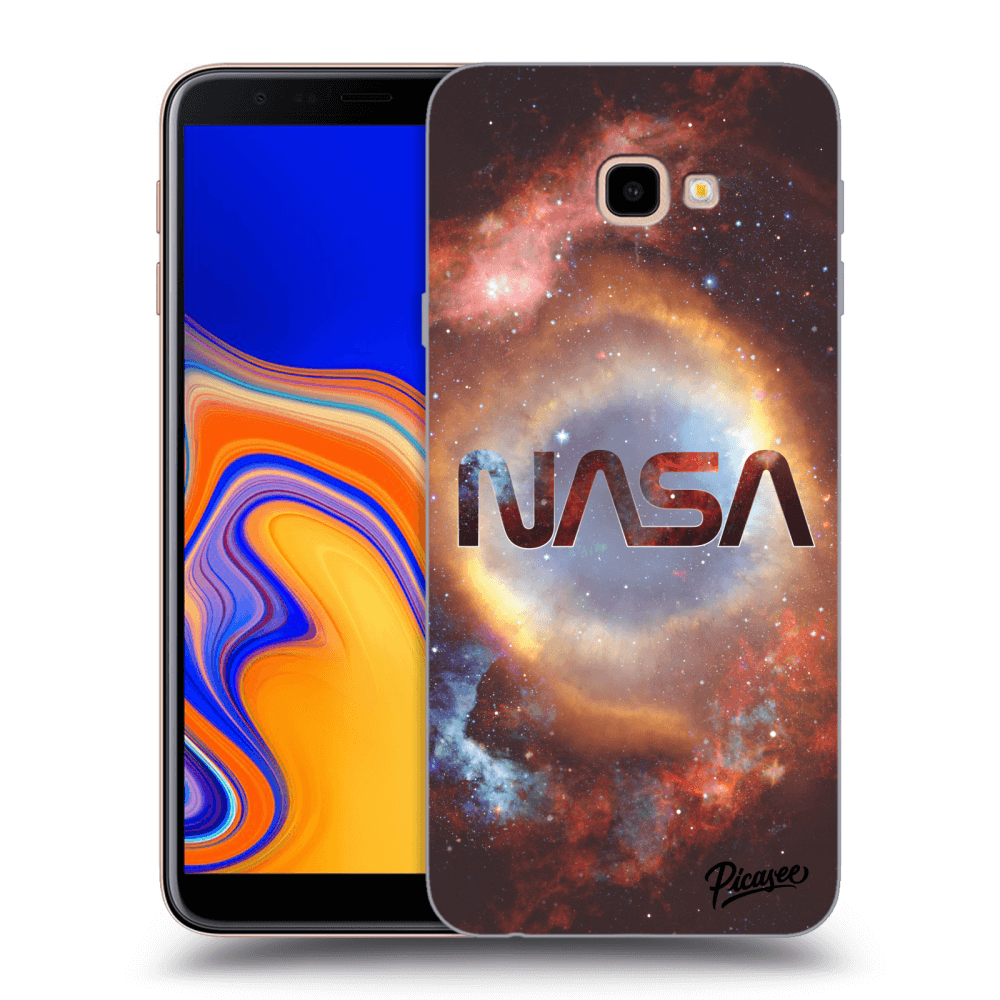 Picasee silikonowe przeźroczyste etui na Samsung Galaxy J4+ J415F - Nebula