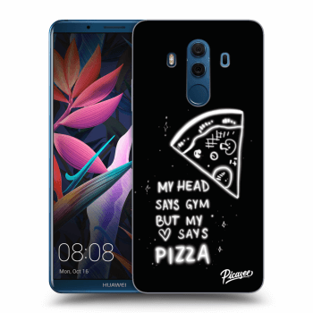 Picasee silikonowe przeźroczyste etui na Huawei Mate 10 Pro - Pizza