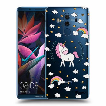 Picasee silikonowe przeźroczyste etui na Huawei Mate 10 Pro - Unicorn star heaven