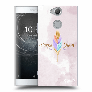 Picasee silikonowe przeźroczyste etui na Sony Xperia XA2 - Carpe Diem