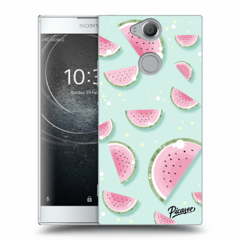 Picasee silikonowe przeźroczyste etui na Sony Xperia XA2 - Watermelon 2