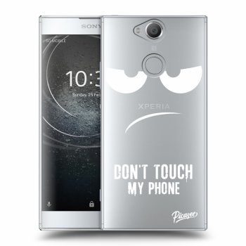 Picasee silikonowe przeźroczyste etui na Sony Xperia XA2 - Don't Touch My Phone