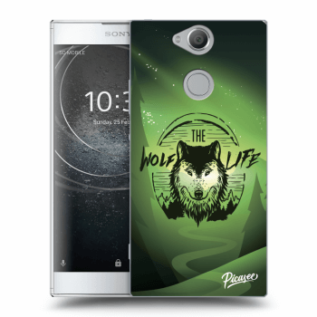 Picasee silikonowe przeźroczyste etui na Sony Xperia XA2 - Wolf life