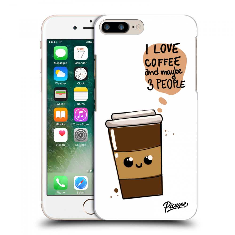 Picasee ULTIMATE CASE pro Apple iPhone 7 Plus - Cute coffee