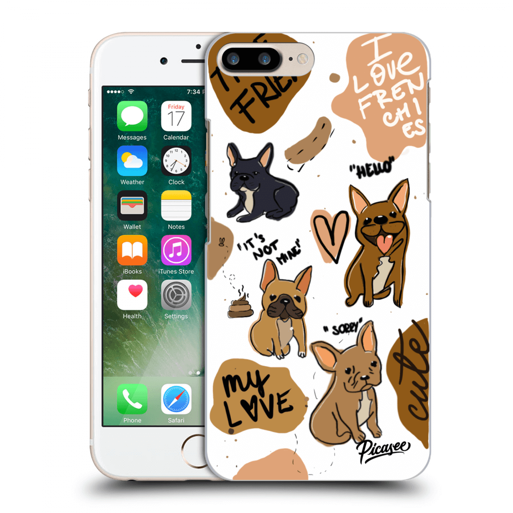 Picasee ULTIMATE CASE pro Apple iPhone 7 Plus - Frenchies