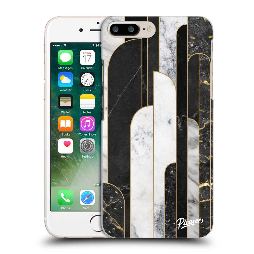 Picasee ULTIMATE CASE pro Apple iPhone 7 Plus - Black & White tile