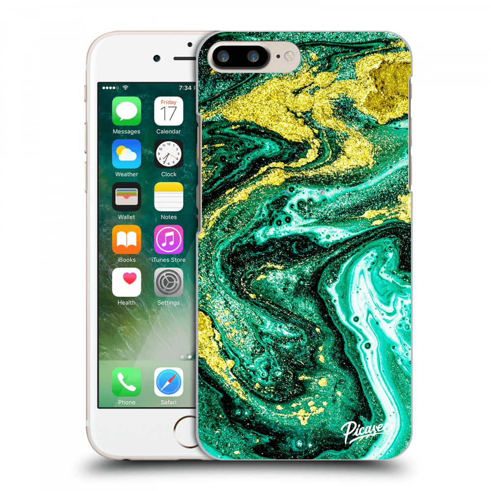 Picasee ULTIMATE CASE pro Apple iPhone 7 Plus - Green Gold