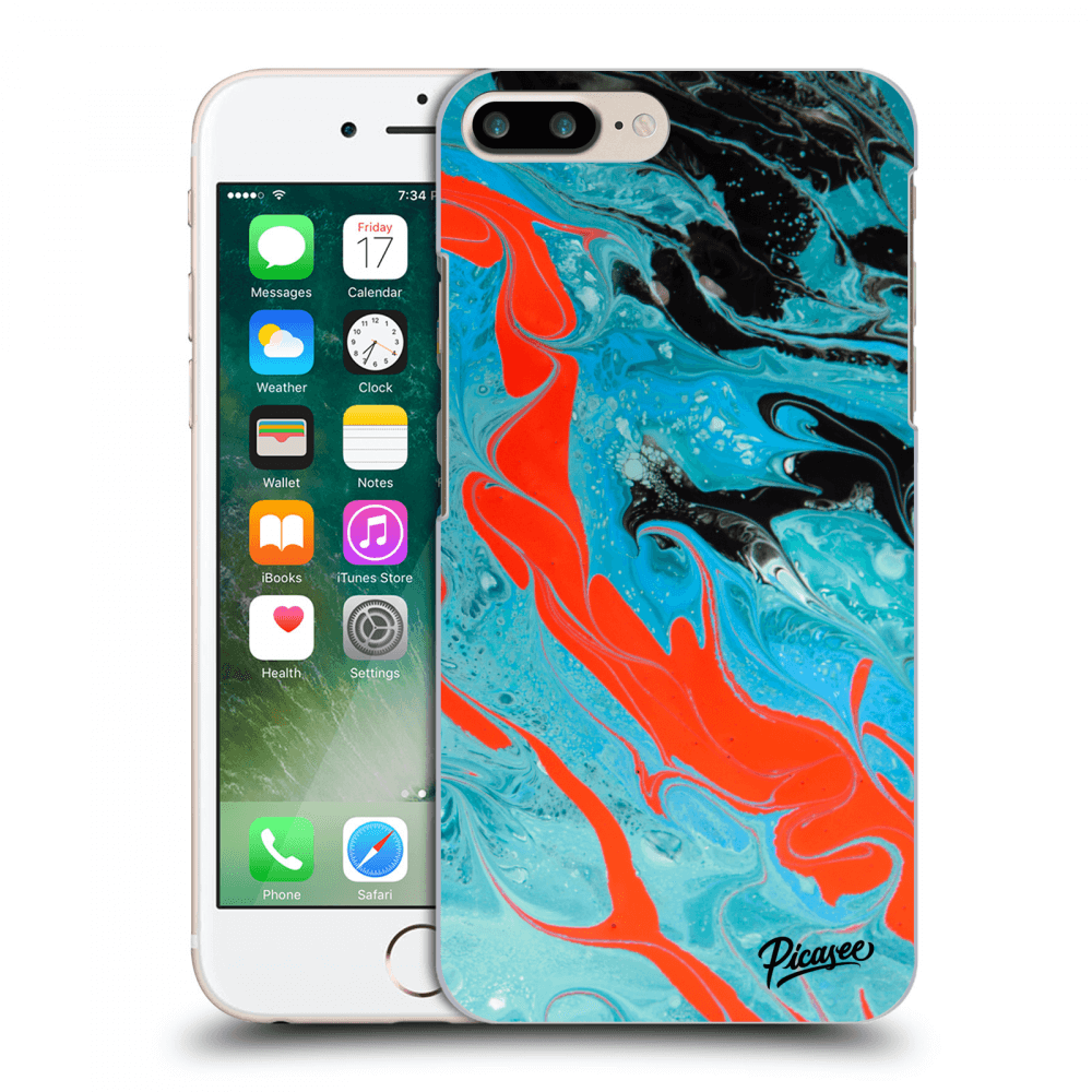 Picasee ULTIMATE CASE pro Apple iPhone 7 Plus - Blue Magma