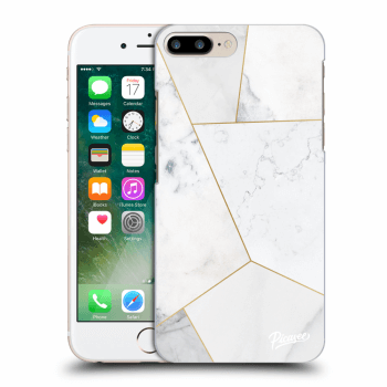 Etui na Apple iPhone 7 Plus - White tile