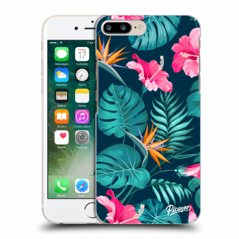 Picasee ULTIMATE CASE pro Apple iPhone 7 Plus - Pink Monstera