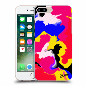 Picasee silikonowe przeźroczyste etui na Apple iPhone 7 Plus - Watercolor