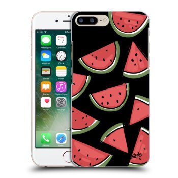 Picasee silikonowe czarne etui na Apple iPhone 7 Plus - Melone