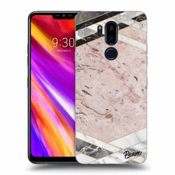 Etui na LG G7 ThinQ - Pink geometry