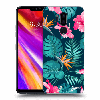 Etui na LG G7 ThinQ - Pink Monstera