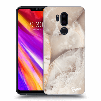 Etui na LG G7 ThinQ - Cream marble