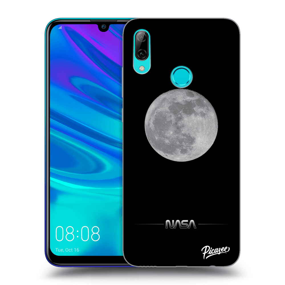 Picasee silikonowe czarne etui na Huawei P Smart 2019 - Moon Minimal