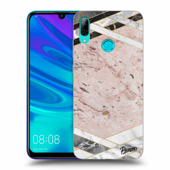Etui na Huawei P Smart 2019 - Pink geometry