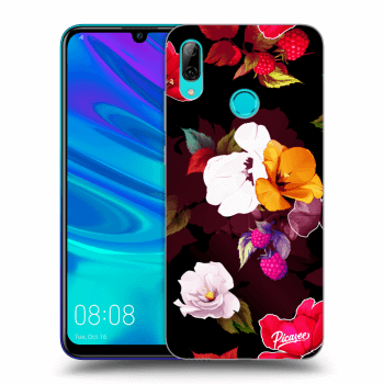 Picasee silikonowe przeźroczyste etui na Huawei P Smart 2019 - Flowers and Berries