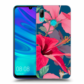 Picasee silikonowe przeźroczyste etui na Huawei P Smart 2019 - Hibiscus