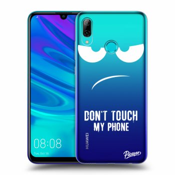 Picasee silikonowe przeźroczyste etui na Huawei P Smart 2019 - Don't Touch My Phone