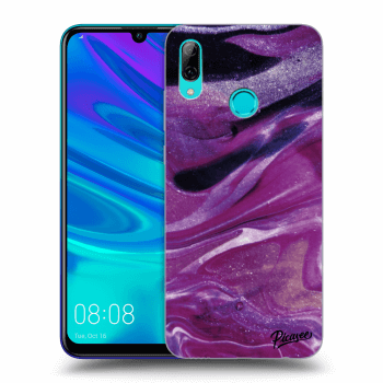 Etui na Huawei P Smart 2019 - Purple glitter