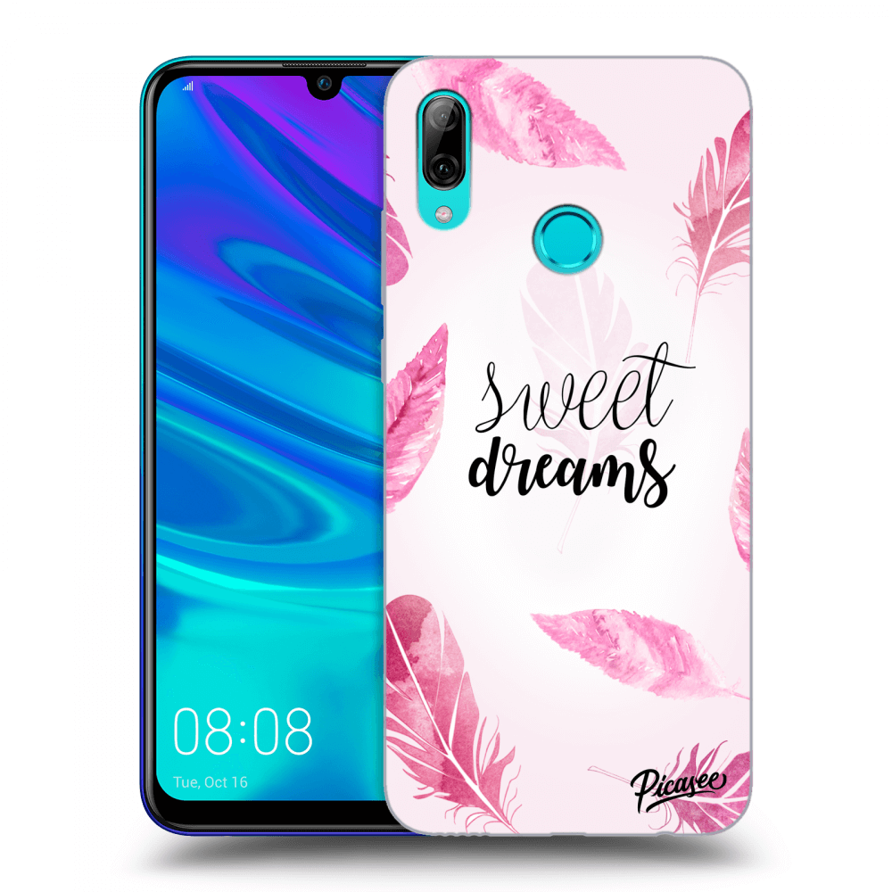 Picasee silikonowe czarne etui na Huawei P Smart 2019 - Sweet dreams