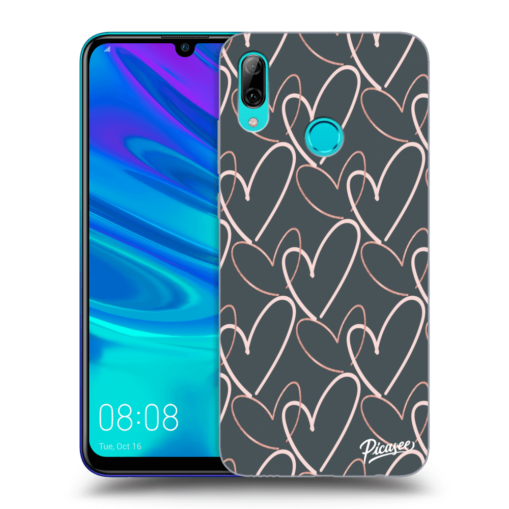 Picasee silikonowe przeźroczyste etui na Huawei P Smart 2019 - Lots of love