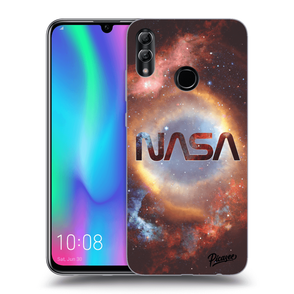 Picasee silikonowe przeźroczyste etui na Honor 10 Lite - Nebula