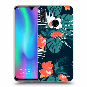 Picasee silikonowe przeźroczyste etui na Honor 10 Lite - Monstera Color