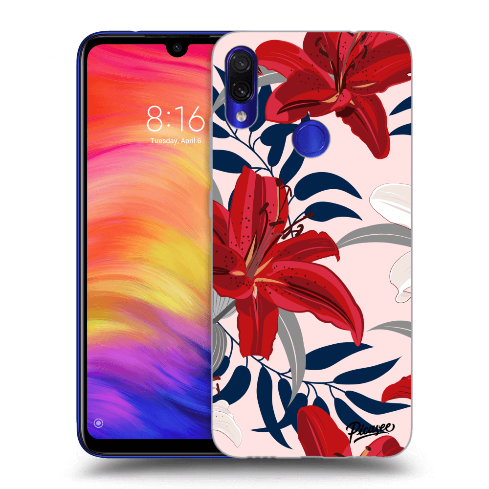 Picasee ULTIMATE CASE pro Xiaomi Redmi Note 7 - Red Lily