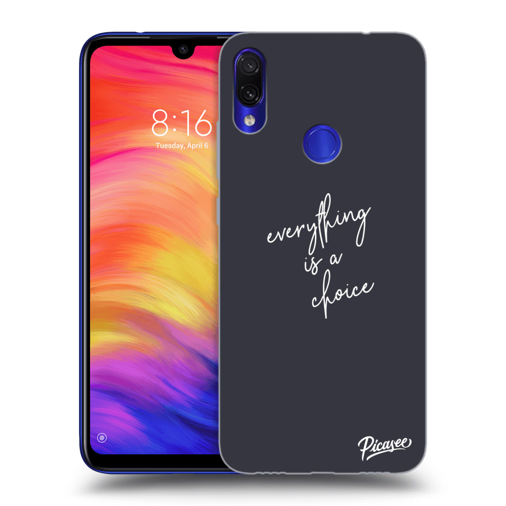 Picasee ULTIMATE CASE pro Xiaomi Redmi Note 7 - Everything is a choice