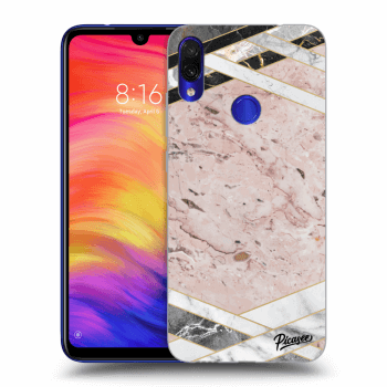 Picasee ULTIMATE CASE pro Xiaomi Redmi Note 7 - Pink geometry